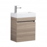 Evie Oak Mini Wall Hung Vanity 450*250 Cabinet Only Evie Oak Mini Wall Hung Vanity 450*250 Cabinet Only